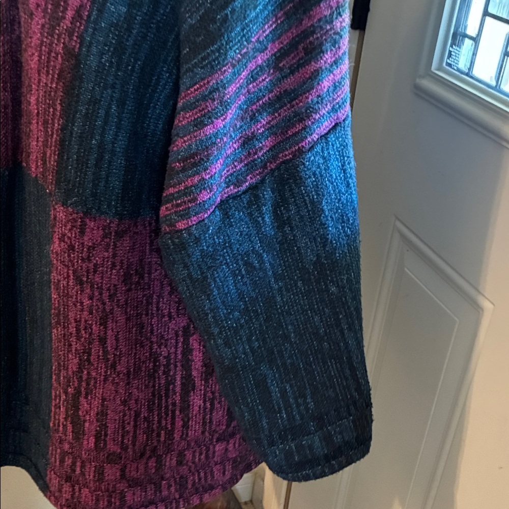 Multicolor Patchwork Women's Cardigan - image 4